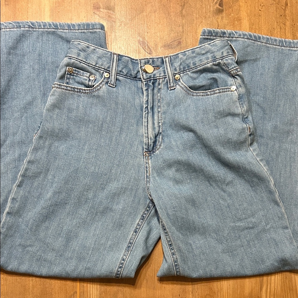 OAT New York Women's High-rise Wide Leg Jeans, size 0/25
